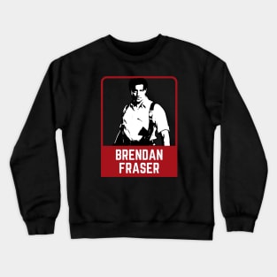 Brendan fraser ~~~ 90s retro Crewneck Sweatshirt